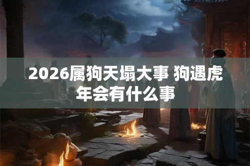 2026属狗天塌大事 狗遇虎年会有什么事