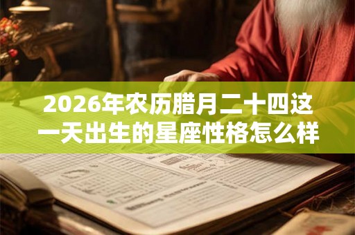 2026年农历腊月二十四这一天出生的星座性格怎么样？