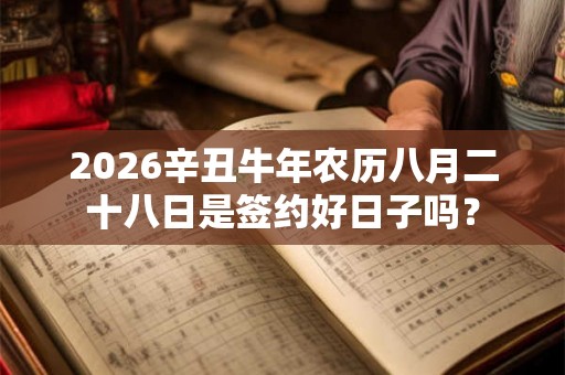 2026辛丑牛年农历八月二十八日是签约好日子吗？