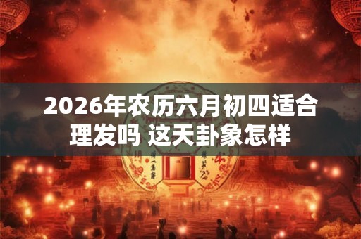 2026年农历六月初四适合理发吗 这天卦象怎样