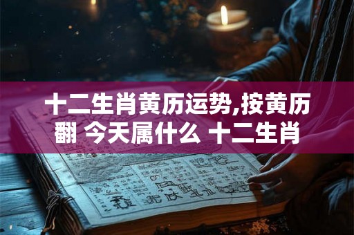 十二生肖黄历运势,按黄历翻 今天属什么 十二生肖