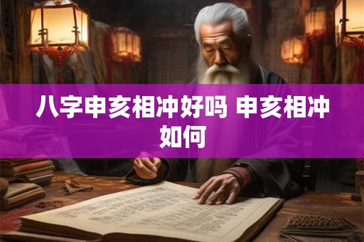 八字申亥相冲好吗 申亥相冲如何