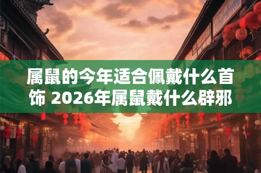 属鼠的今年适合佩戴什么首饰 2026年属鼠戴什么辟邪转运