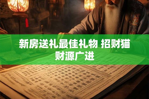 新房送礼最佳礼物 招财猫财源广进