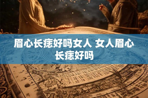 眉心长痣好吗女人 女人眉心长痣好吗
