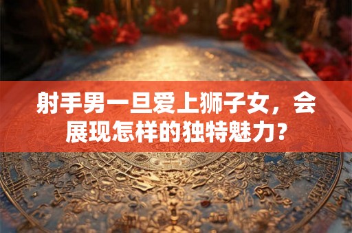 射手男一旦爱上狮子女，会展现怎样的独特魅力？