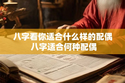 八字看你适合什么样的配偶 八字适合何种配偶