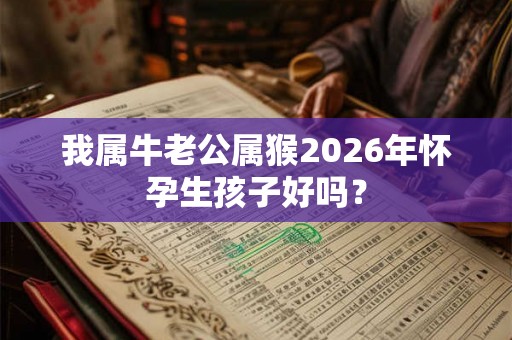 我属牛老公属猴2026年怀孕生孩子好吗？
