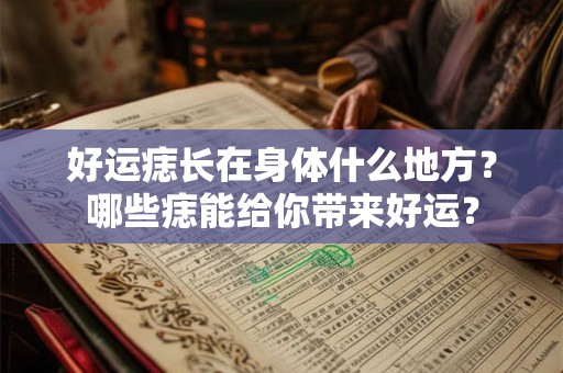 好运痣长在身体什么地方？哪些痣能给你带来好运？