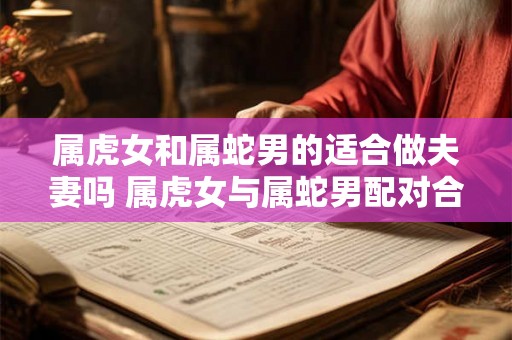 属虎女和属蛇男的适合做夫妻吗 属虎女与属蛇男配对合适吗