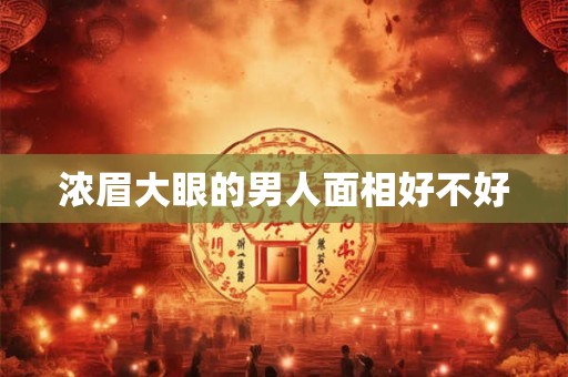 浓眉大眼的男人面相好不好 浓眉大眼的男人面相好不好