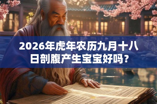 2026年虎年农历九月十八日剖腹产生宝宝好吗？