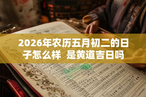 2026年农历五月初二的日子怎么样  是黄道吉日吗