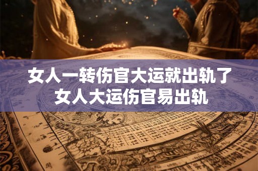 女人一转伤官大运就出轨了 女人大运伤官易出轨
