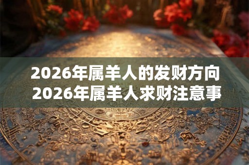 2026年属羊人的发财方向 2026年属羊人求财注意事项