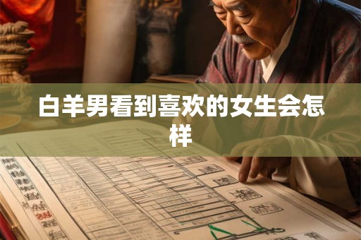 白羊男看到喜欢的女生会怎样