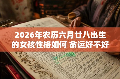 2026年农历六月廿八出生的女孩性格如何 命运好不好 2026年农历六月廿八出生的女孩性格如何 命运好不好