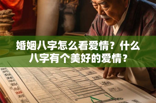 婚姻八字怎么看爱情？什么八字有个美好的爱情？