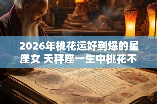 2026年桃花运好到爆的星座女 天秤座一生中桃花不断 2026年桃花运好到爆的星座女 天秤座一生中桃花不断