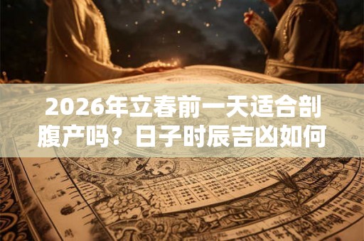 2026年立春前一天适合剖腹产吗？日子时辰吉凶如何？