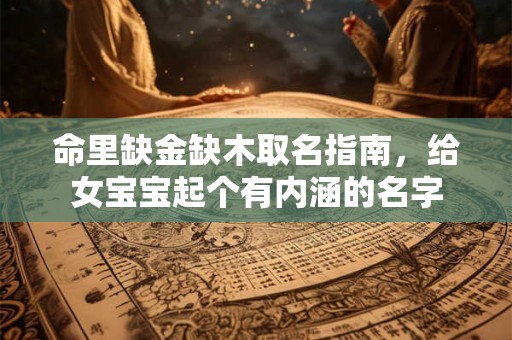 命里缺金缺木取名指南，给女宝宝起个有内涵的名字