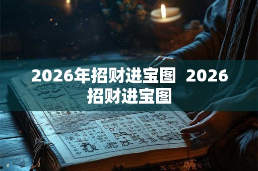 2026年招财进宝图  2026招财进宝图