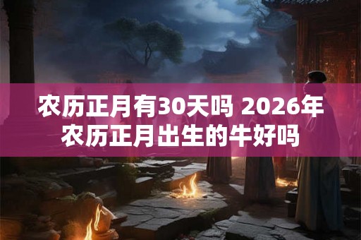 农历正月有30天吗 2026年农历正月出生的牛好吗 农历正月有30天吗 2026年农历正月出生的牛好吗