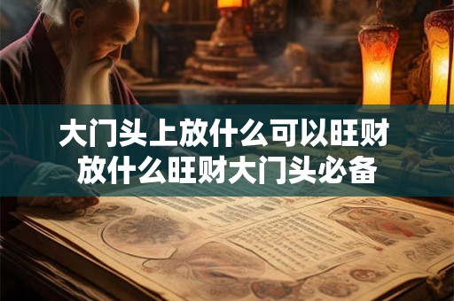 大门头上放什么可以旺财 放什么旺财大门头必备