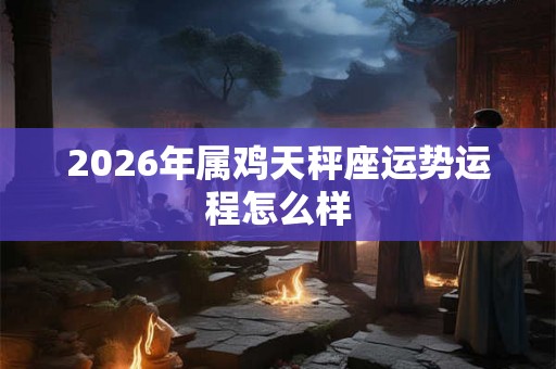 2026年属鸡天秤座运势运程怎么样