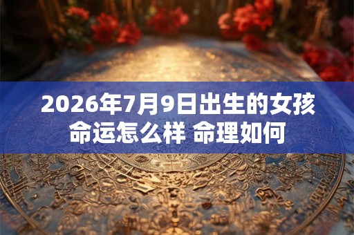 2026年7月9日出生的女孩命运怎么样 命理如何
