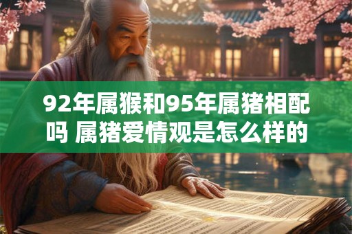 92年属猴和95年属猪相配吗 属猪爱情观是怎么样的