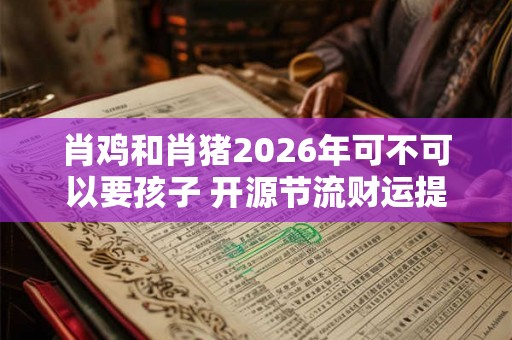 肖鸡和肖猪2026年可不可以要孩子 开源节流财运提升