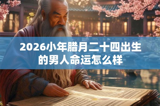 2026小年腊月二十四出生的男人命运怎么样