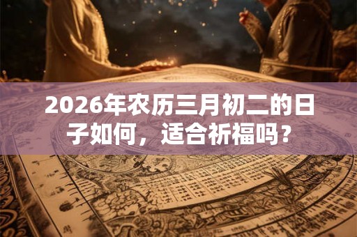 2026年农历三月初二的日子如何，适合祈福吗？