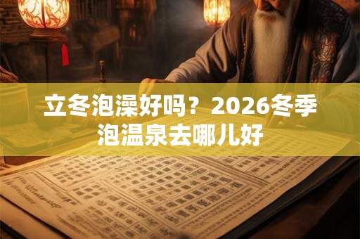 立冬泡澡好吗？2026冬季泡温泉去哪儿好