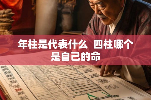 年柱是代表什么 四柱哪个是自己的命 年柱是代表什么 四柱哪个是自己的命