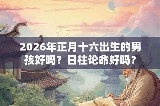 2026年正月十六出生的男孩好吗?日柱论命好吗? 2026年正月十六出生的男孩好吗?日柱论命好吗?