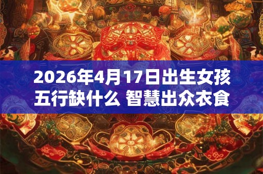 2026年4月17日出生女孩五行缺什么 智慧出众衣食盈余 2026年4月17日出生女孩五行缺什么 智慧出众衣食盈余