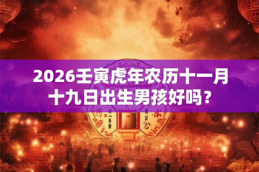 2026壬寅虎年农历十一月十九日出生男孩好吗? 2026壬寅虎年农历十一月十九日出生男孩好吗?