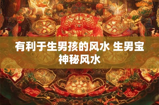 有利于生男孩的风水 生男宝神秘风水