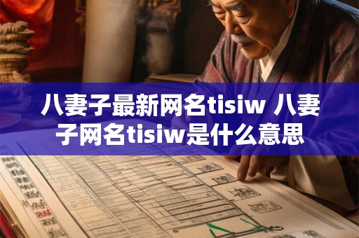 八妻子最新网名tisiw 八妻子网名tisiw是什么意思