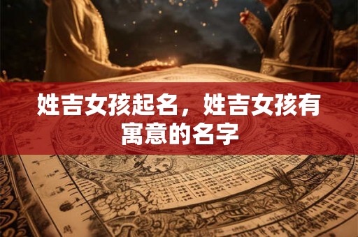 姓吉女孩起名，姓吉女孩有寓意的名字