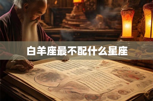 白羊座最不配什么星座
