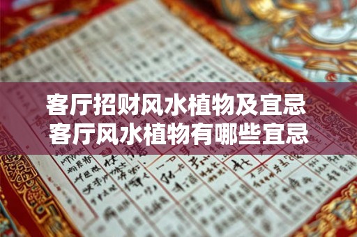 客厅招财风水植物及宜忌 客厅风水植物有哪些宜忌