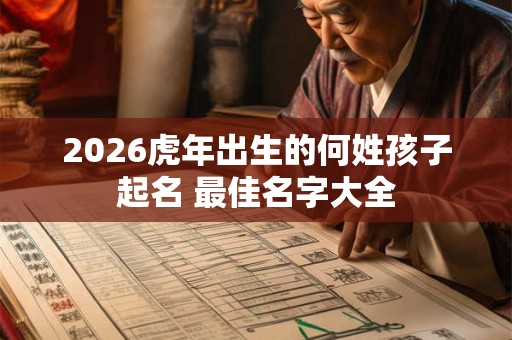 2026虎年出生的何姓孩子起名 最佳名字大全