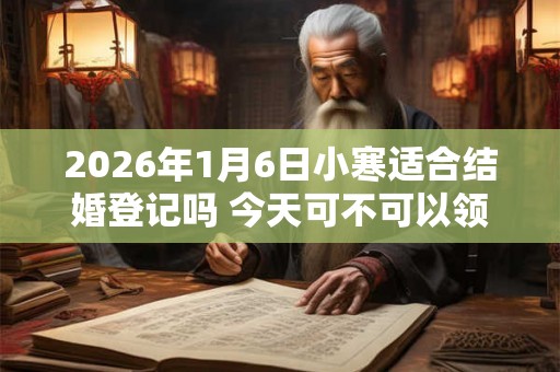 2026年1月6日小寒适合结婚登记吗 今天可不可以领证