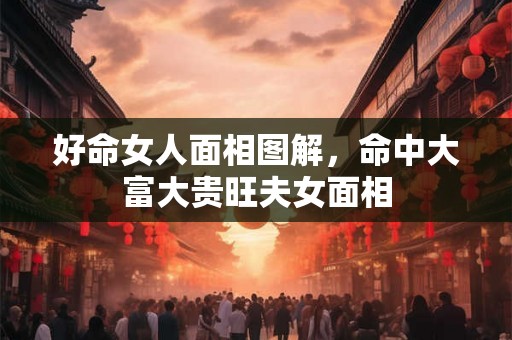 好命女人面相图解,命中大富大贵旺夫女面相 好命女人面相图解,命中大富大贵旺夫女面相