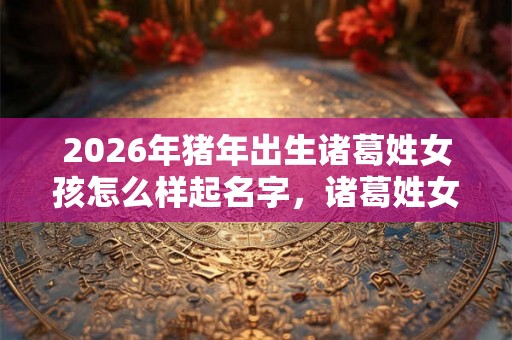 2026年猪年出生诸葛姓女孩怎么样起名字,诸葛姓女孩好名推荐 2026年猪年出生诸葛姓女孩怎么样起名字,诸葛姓女孩好名推荐