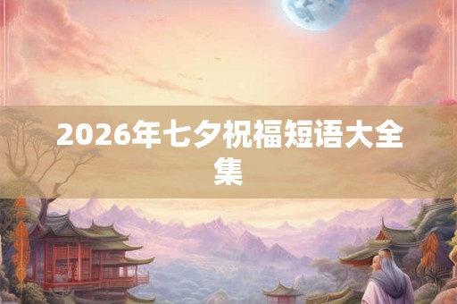 2026年七夕祝福短语大全集