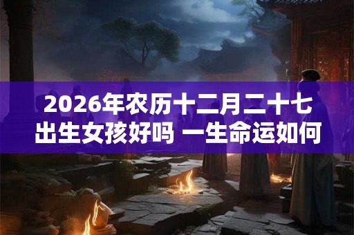 2026年农历十二月二十七出生女孩好吗 一生命运如何